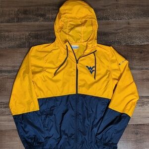 Columbia West Virginia Lightweight Wind Breaker Size Small